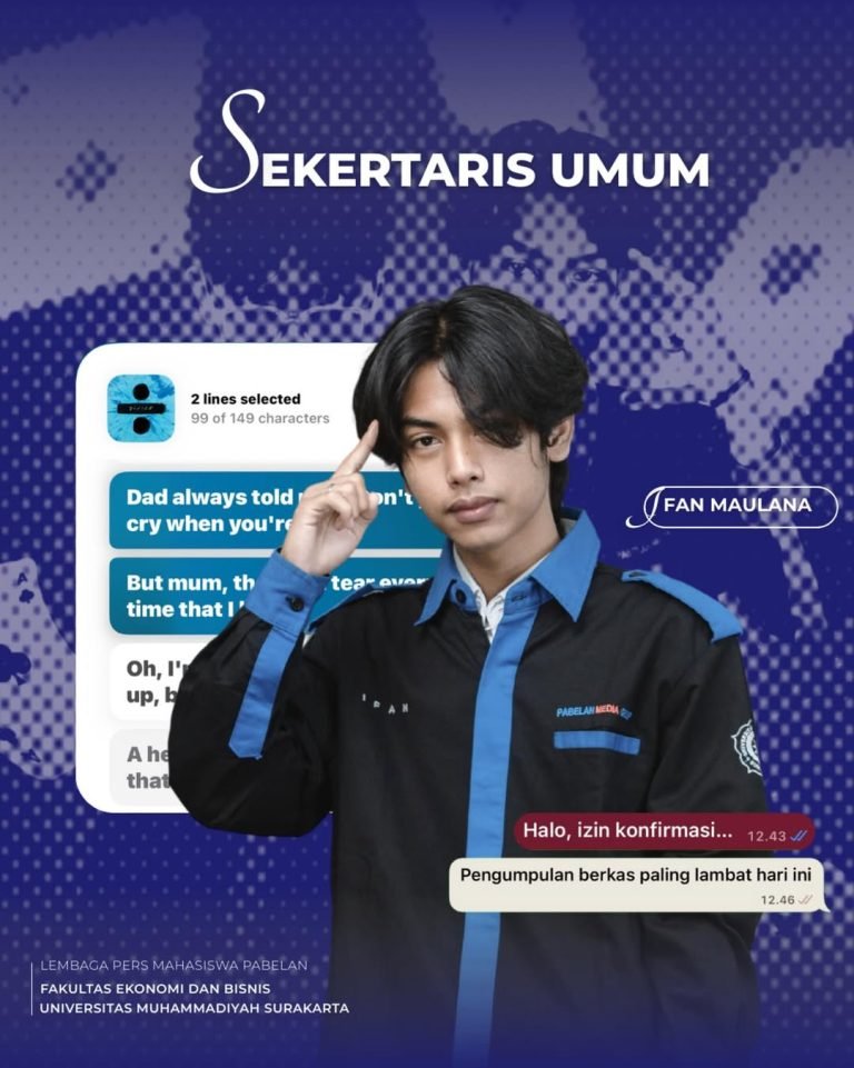 Pengurusan LPM Pabelan Tahun 2026Haloo Pabelanis! dengan ini kami perkenalkan pengurus LPMPabela